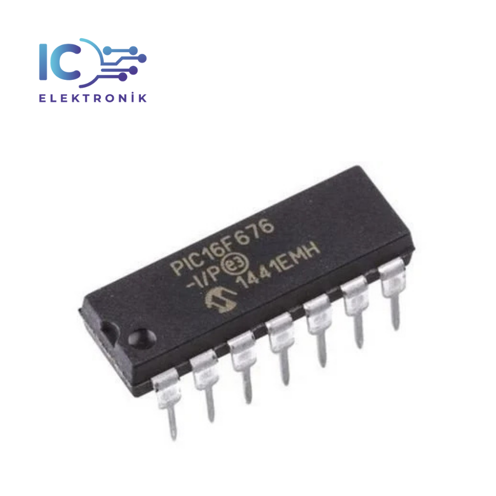 PIC16F676-I/P DIP-14 20MHz Mikrodenetleyici