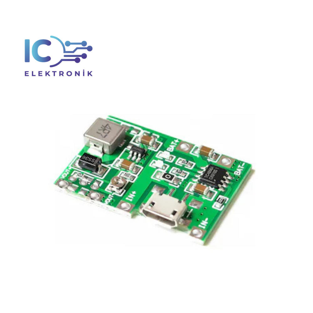 3.7V 4.2V Lityum Li-ion 18650  Micro