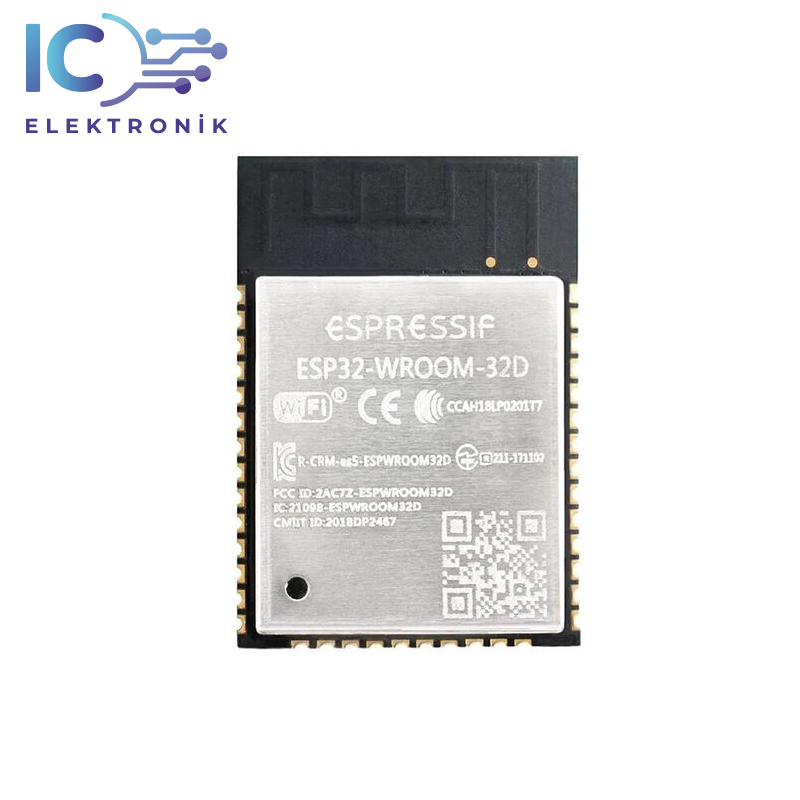Espressif ESP32-WROOM-32D 16MB 128Mbit Flash Wi-Fi Bluetooth Modülü