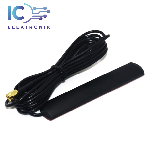 2400~2500MHz Kablolu LTE 3dBi 3000mm SMA Erkek (Male) Anten