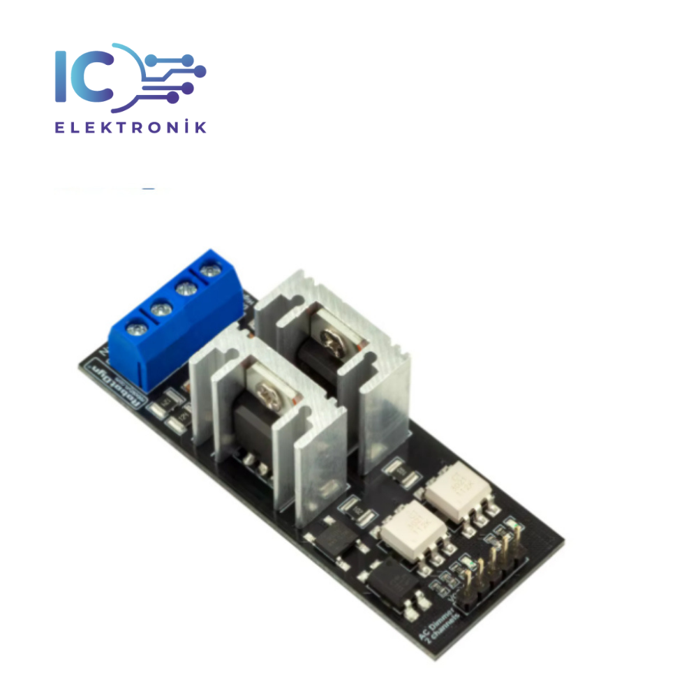 AC Voltaj Regülatörü Dimmer Modülü - 110/400V - 2 Kanal