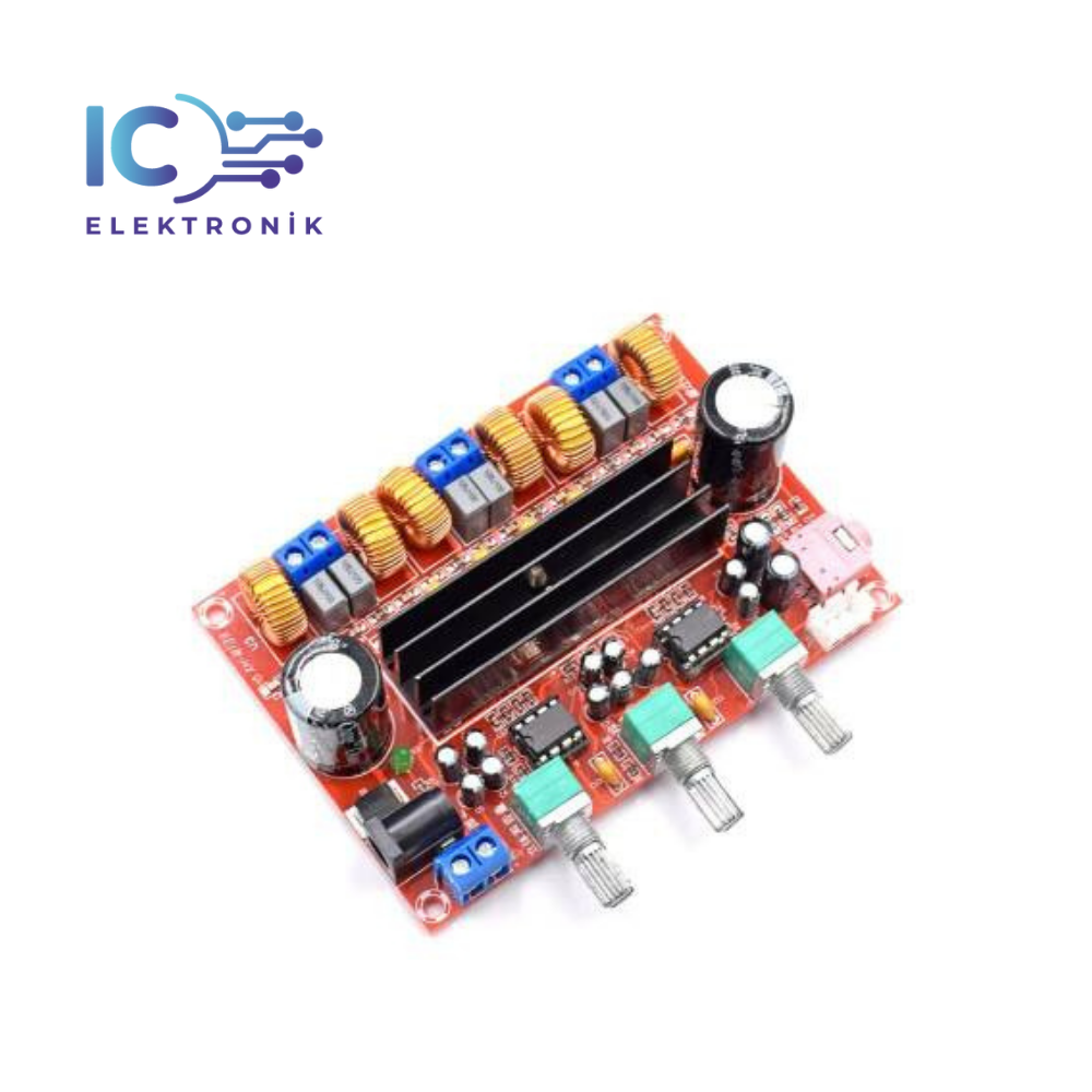 TPA3116D2 2x50W + 100WSubwoofer 2+1 Amfi devresi 12V- 24V DCXH-M139 2.1 Channel Digital Power Amplifier Board