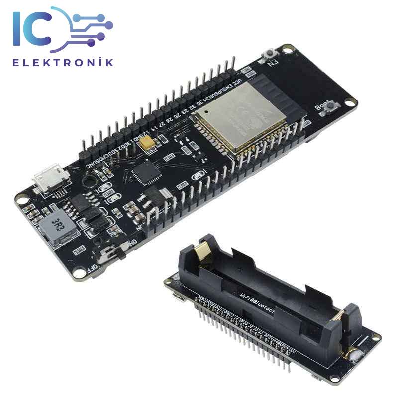18650 Lityum Bataryalı ESP-32S Wifi Board