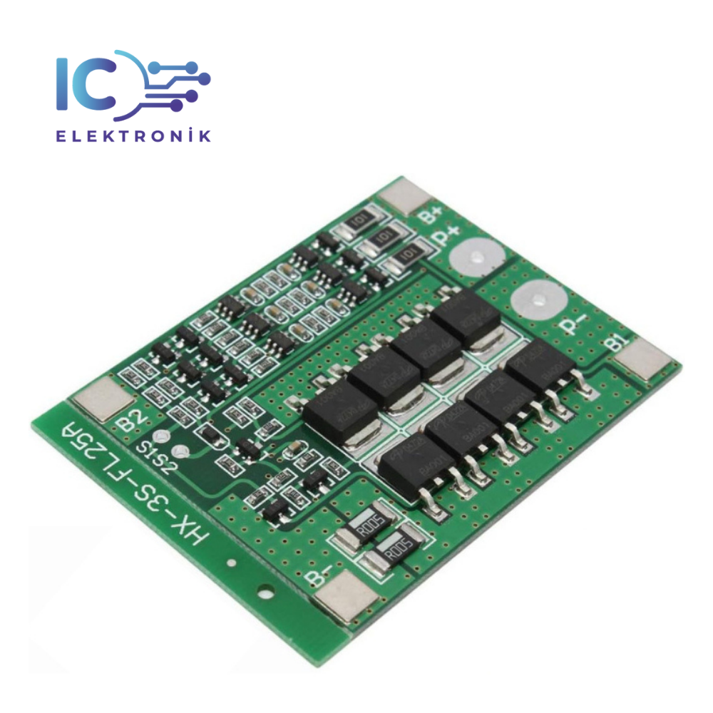 3S 25A BMS 18650 Lityum Pil Şarj Koruma Devresi