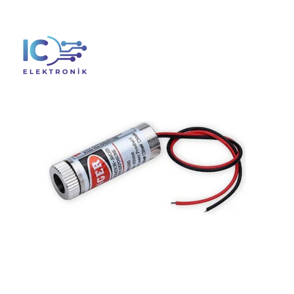 12mm 650nm 5mw Kırmızı NoktaKafalı Lazer