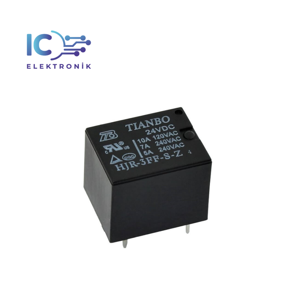24V Minyon Spot Tianbo Röle (24V 10A) - HJR-3FF-S-Z/24VDC