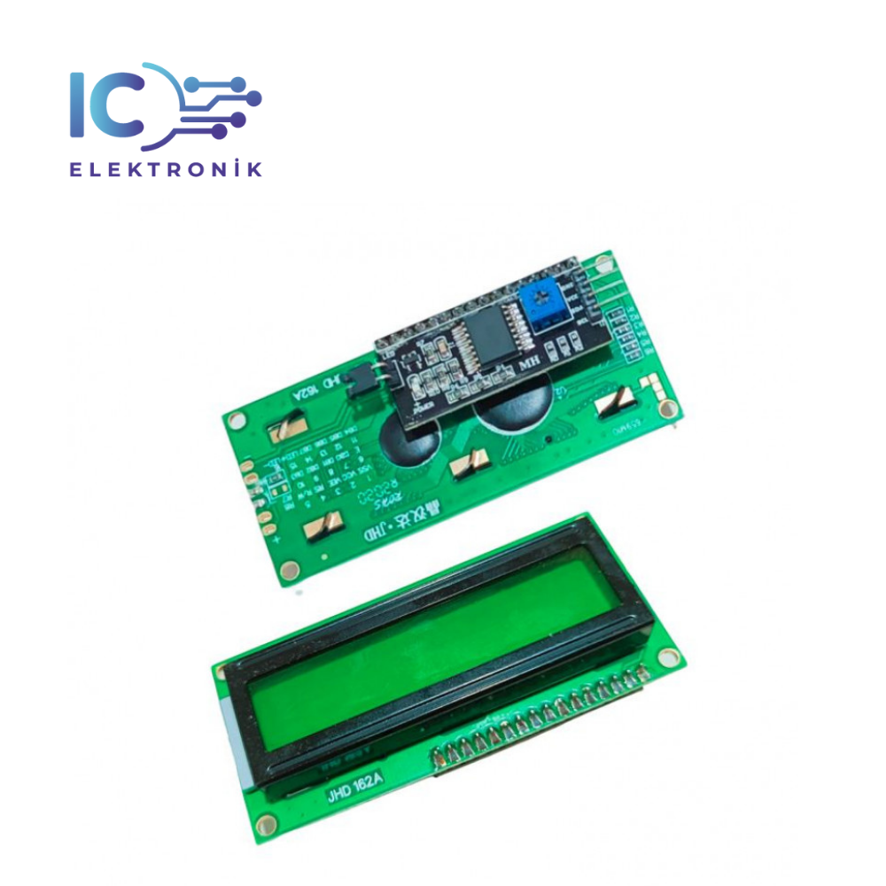 16x2 LCD SCREEN GREEN WITH I2C