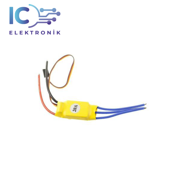 ESC 20A Brushless Fırçasız Motor Hız Kontrol Sürücüsü