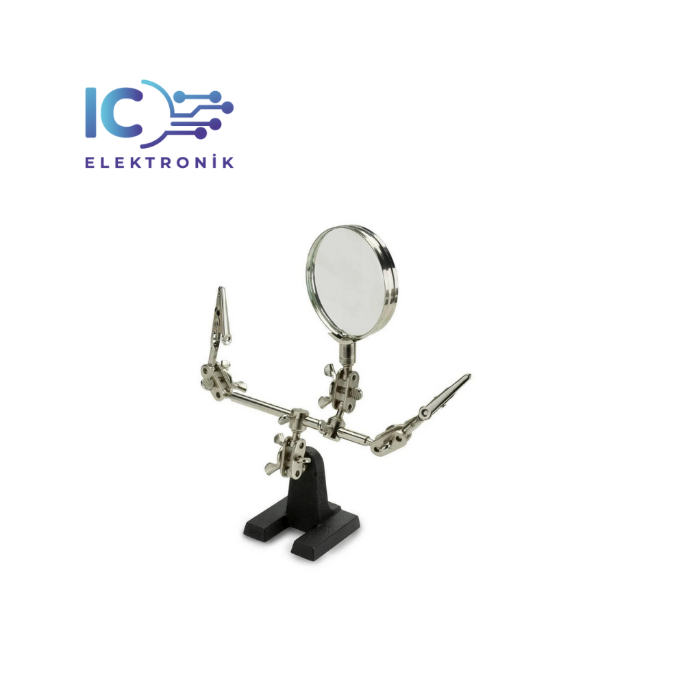 JM-501 Masa Üstü Mini Büyüteç - PCB Kart Tutuculu