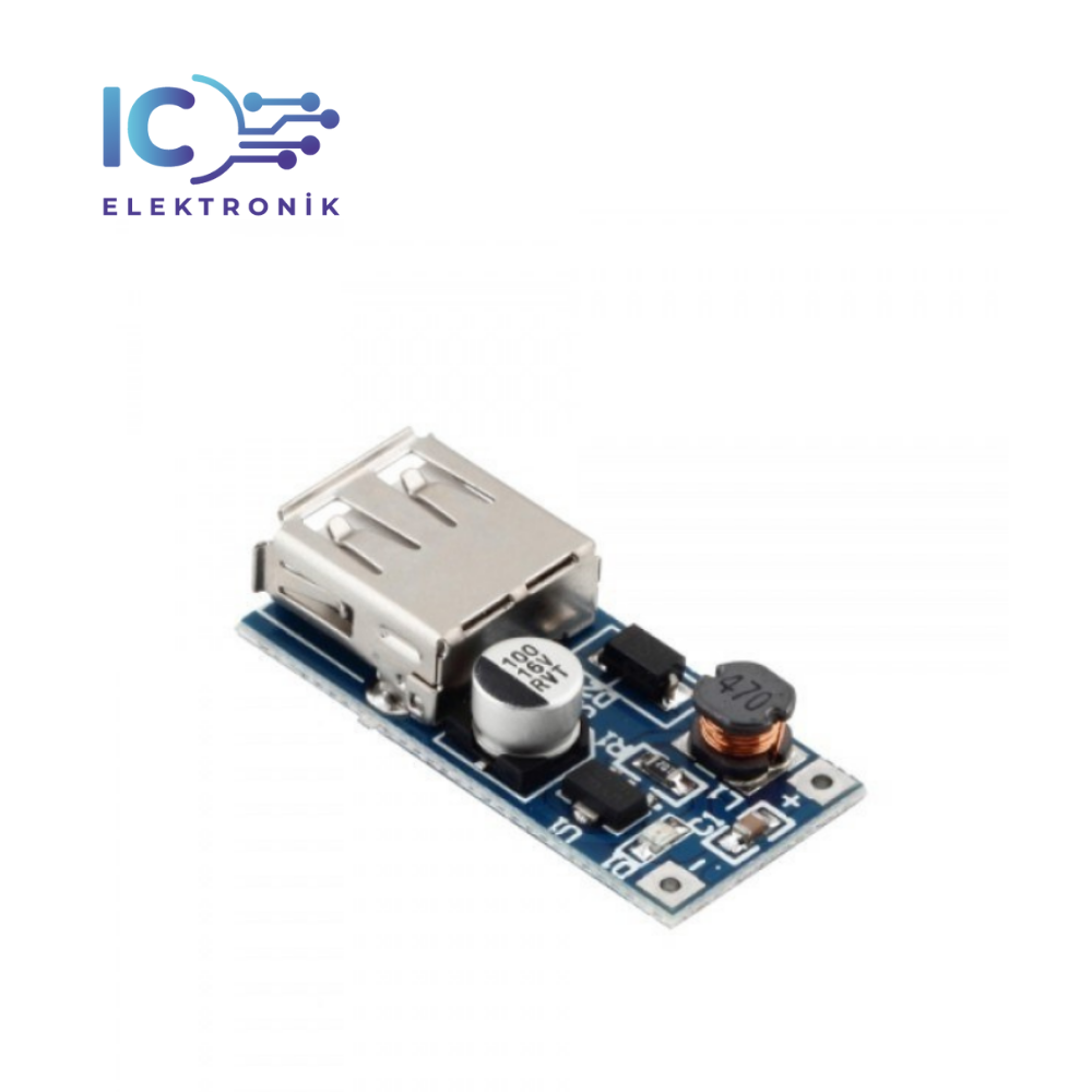 5 V 600 mA USB Çıkışı Voltaj Yükseltici Regülatör Kartı - Step Up