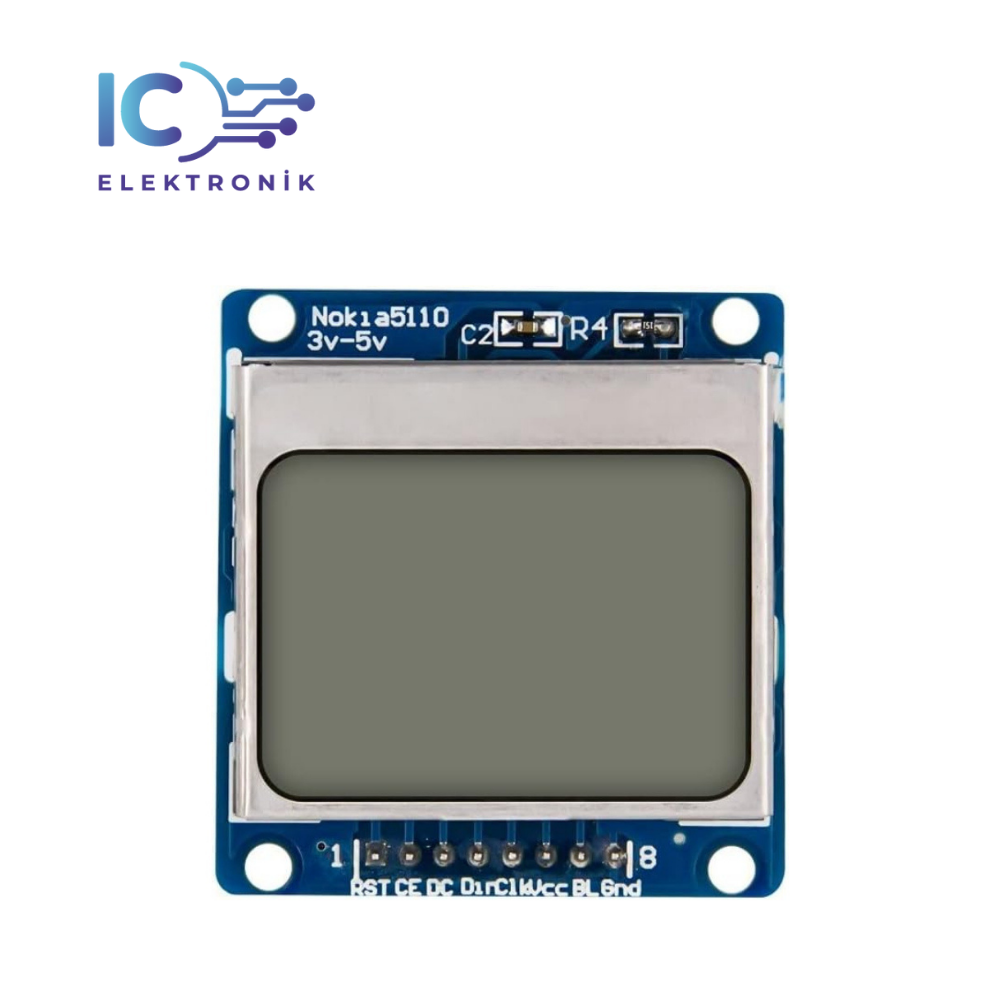 Nokia 5110 LCD Ekran Modülü (Arduino Uyumlu)