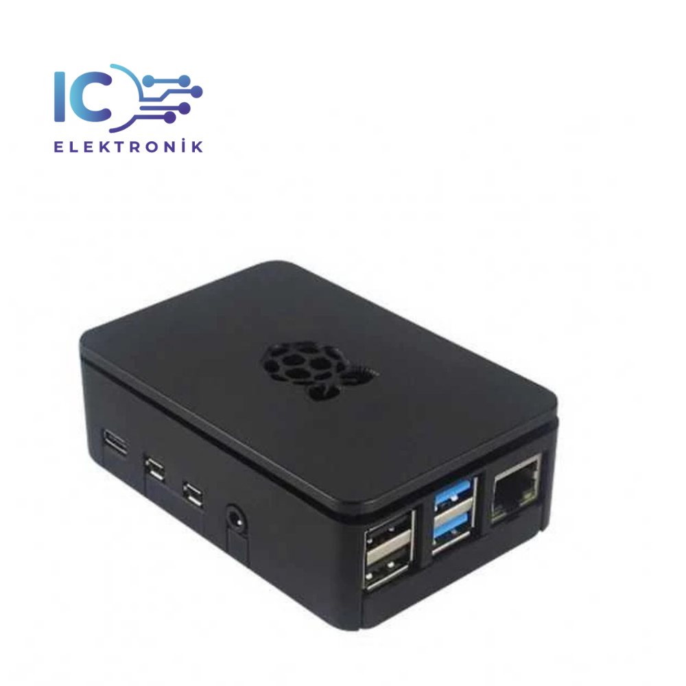 Raspberry Pi 4 Kutu orijinal (siyah)
