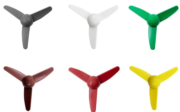 Rüzgar Türbini Pervanesi - 8cm Mini Pervane