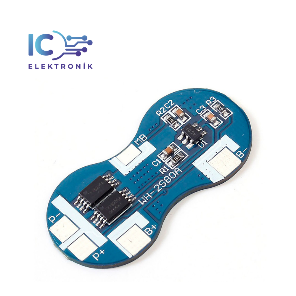 2S 4A 7,4V BMS Pil Koruma Kartı