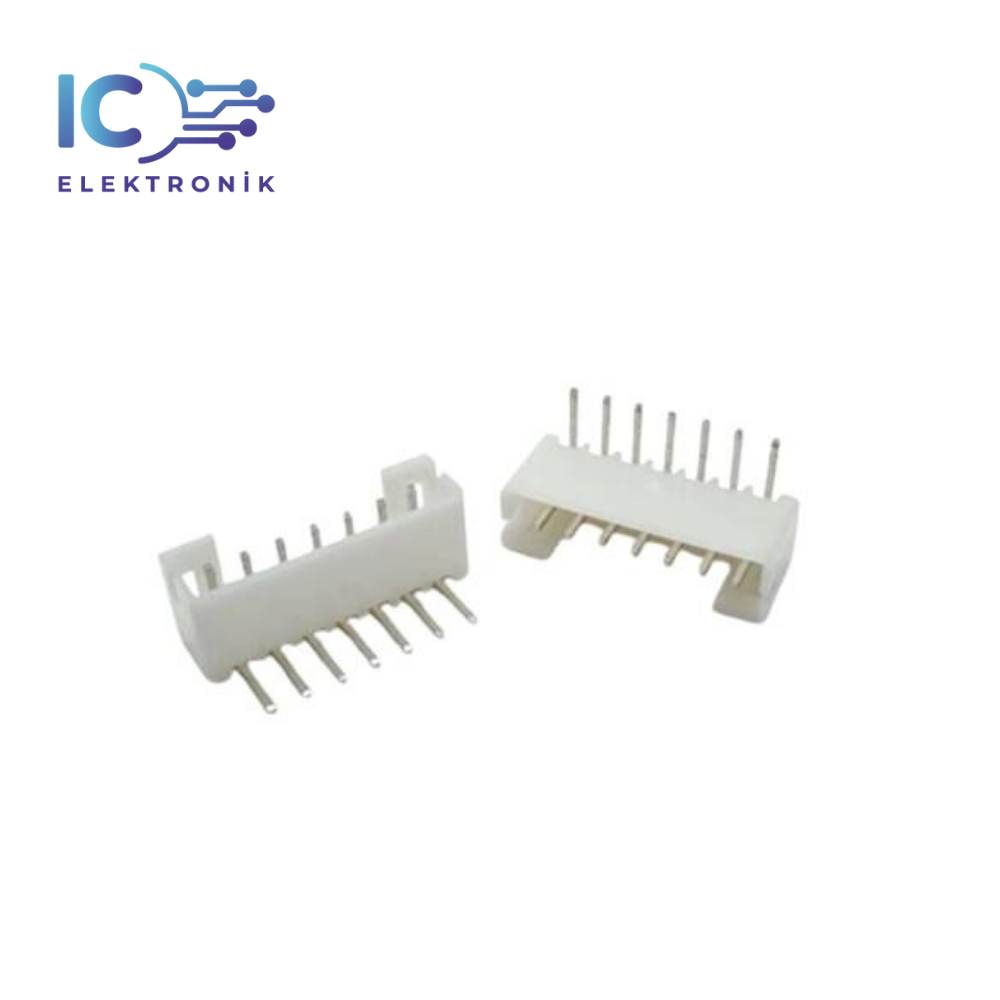 JST-XH 2.54mm Soketli 7 Pin Eğik Tunik Konnektör