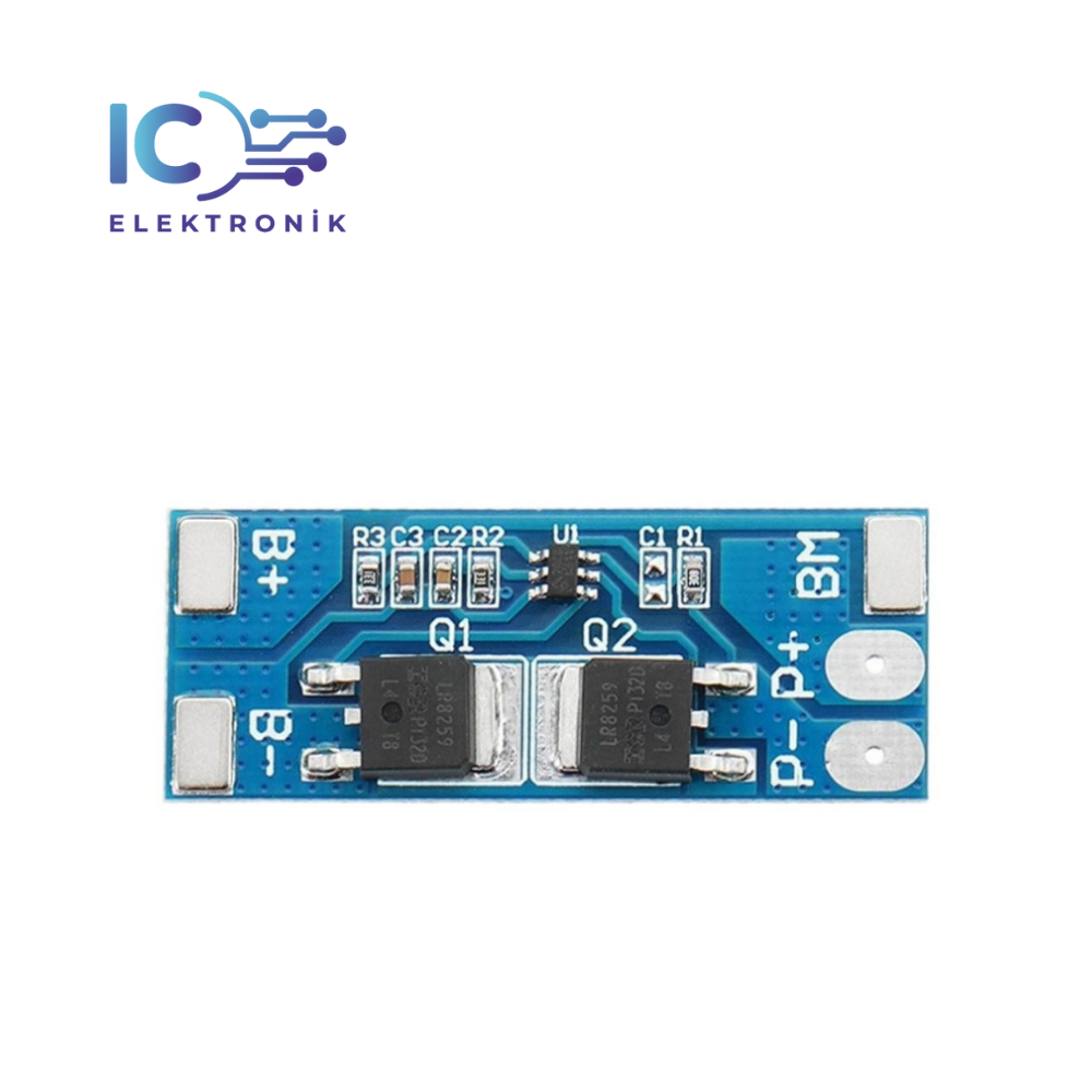 2s 8A-15A Bms 7.4V 8.4V 18650 Lityum Lipo Pil Şarj Koruma Modülü