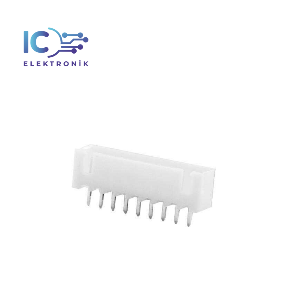 JST-XH 2.54mm Soketli 9 Pin Düz Tunik Konnektör