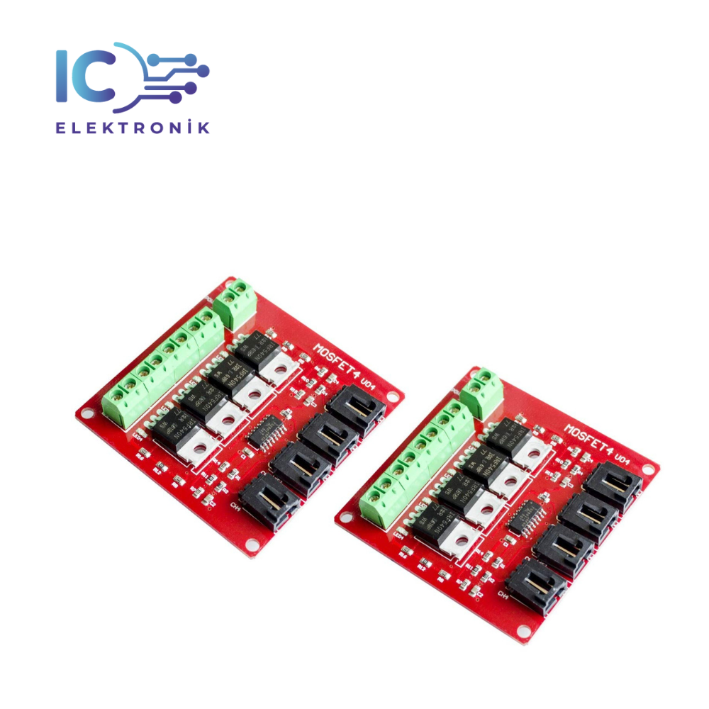 IRF540 4 Kanal Mosfet Modülü