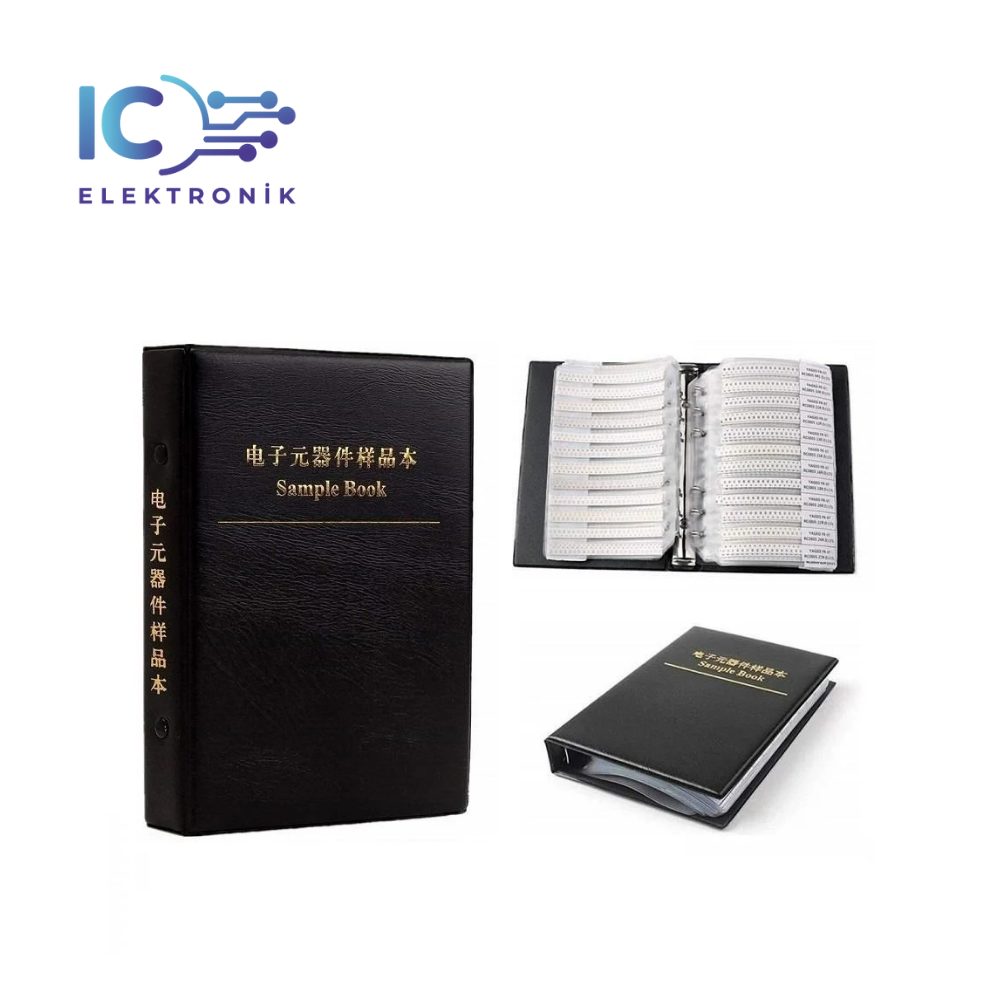 Smd Resistor Set Book 8500 Pieces 0805 Case 1% 170 Different Values (Sample Book)