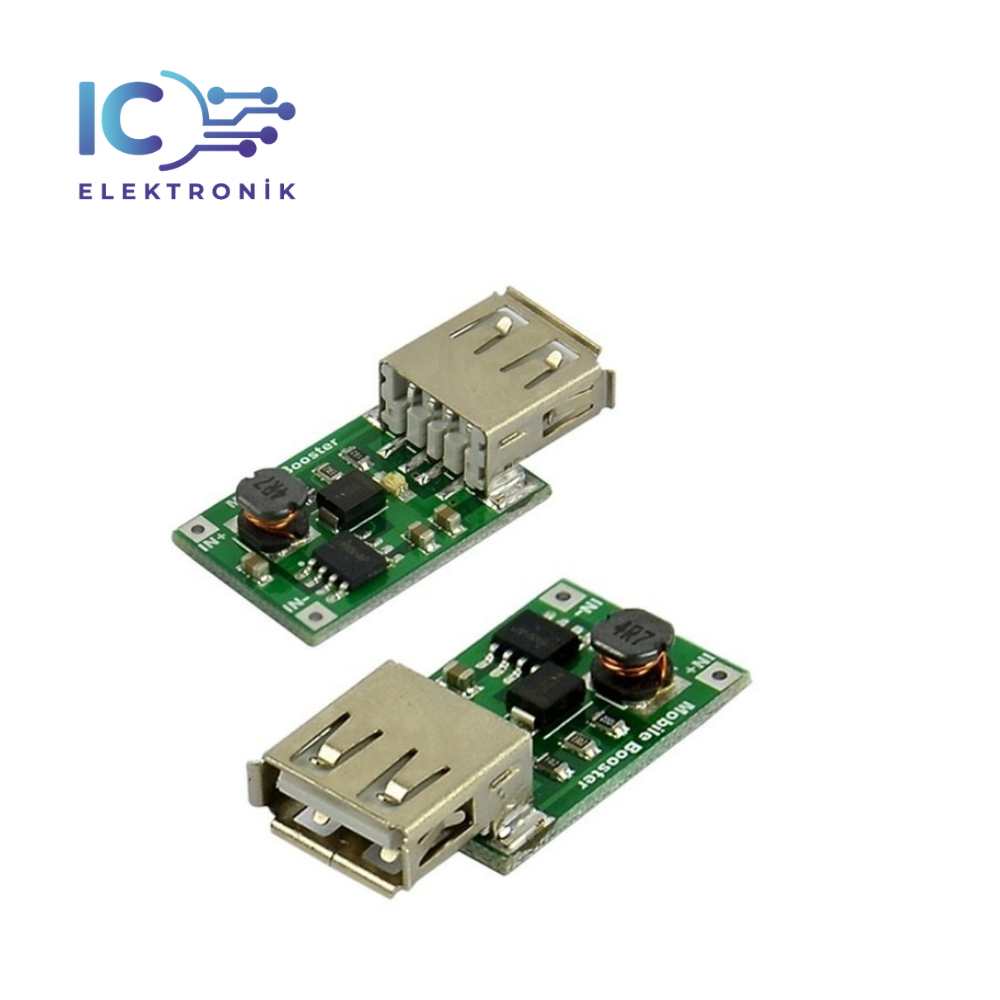 5 V 1200 mA USB Çıkışı Voltaj Yükseltici Regülatör Kartı - Step Up