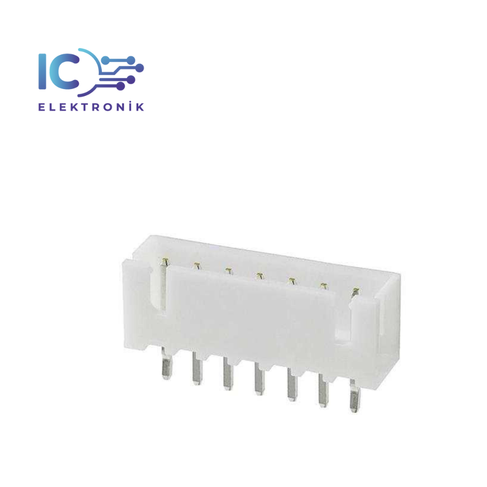 JST-XH 2.54mm Soketli 7 Pin Düz Tunik Konnektör