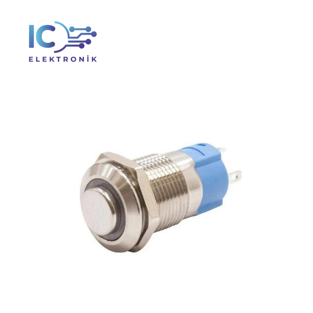 12A-G1Z 12MM Metal Button with Protruding Key