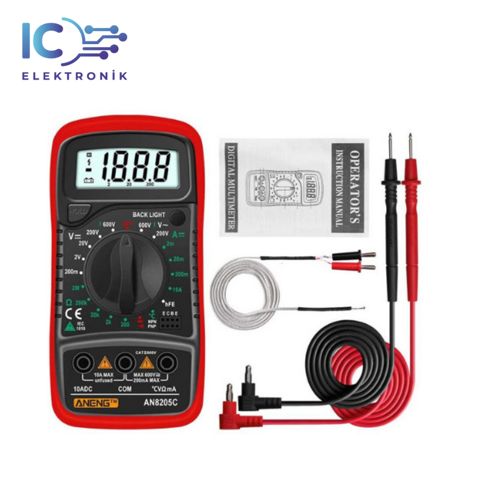 Aneng AN8205C Dijital Multimetre