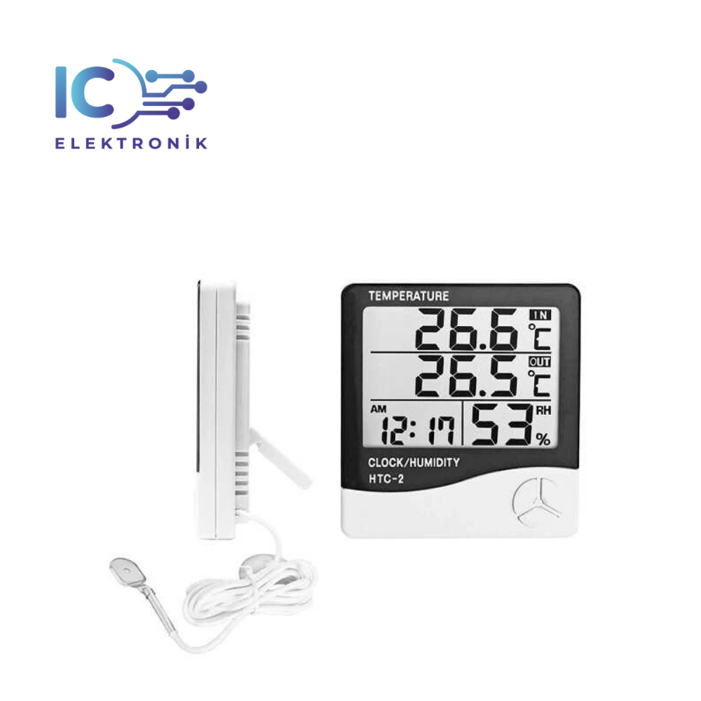 HTC -2 TERMOMETRE KABLOLU PROBLU (PİLLİ)