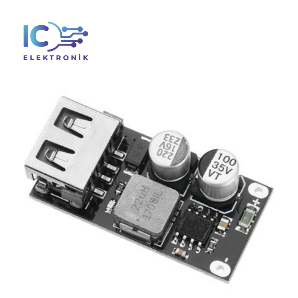 QC2 QC3 Hızlı Şarj Modülü Usb Soket Çıkışı 5V 3A