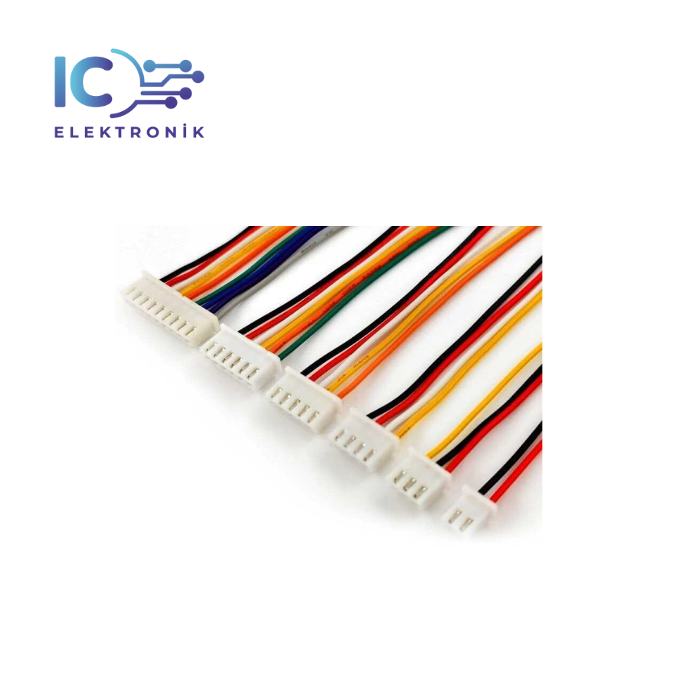 JST-XH 2.54mm 5 Pin Tek Damarlı Bağlantı Kablosu 26AWG 20cm