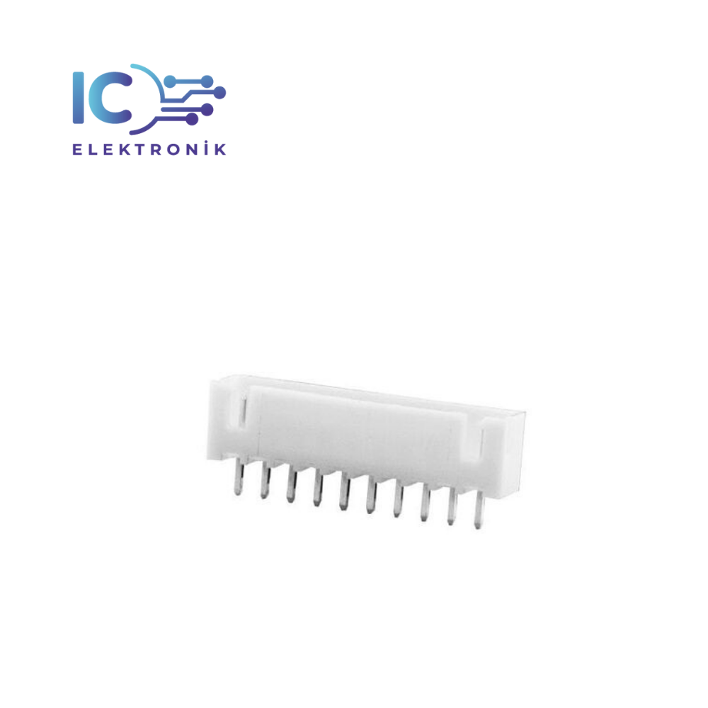 XH2.54mm 10P Soketli ??Düz Pin Header Konnektör