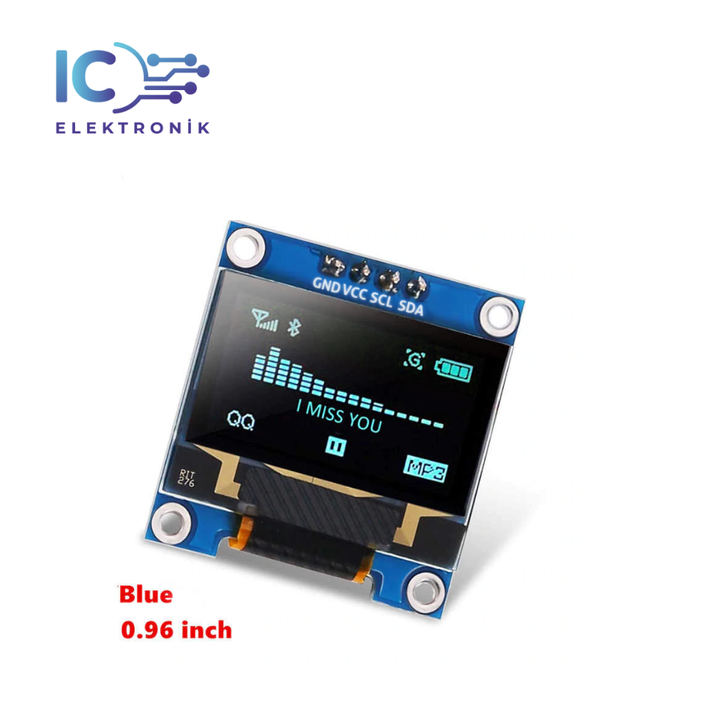 OLED BLUE 0.96 INCH SCREEN  Blue