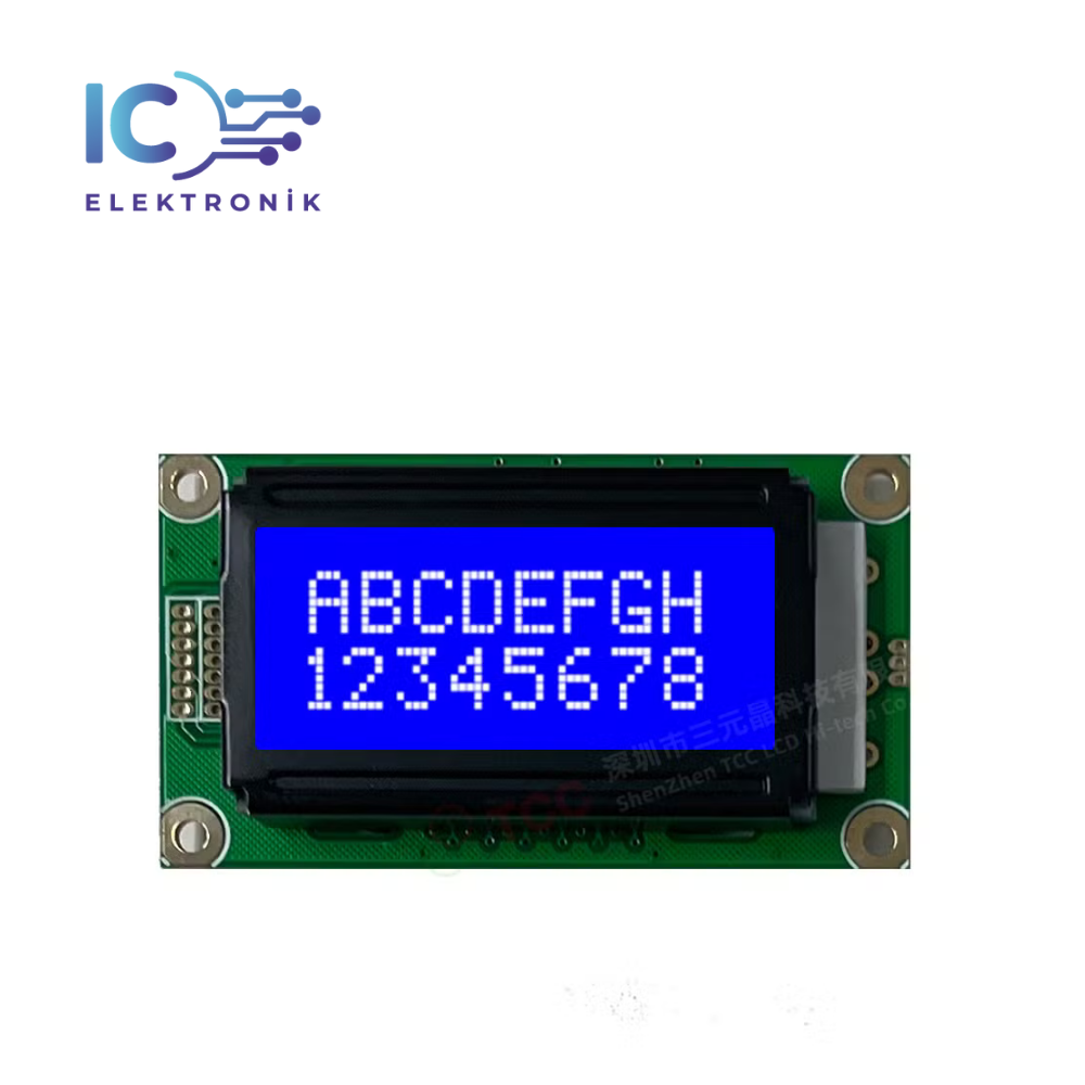 08X02 BLUE LCD (14PİN)
