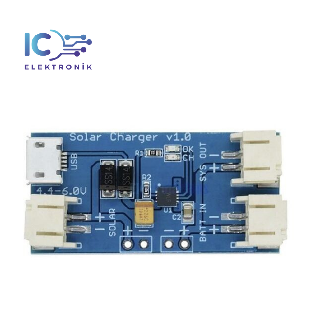 Mini Solar Li-Po Battery Charging Module