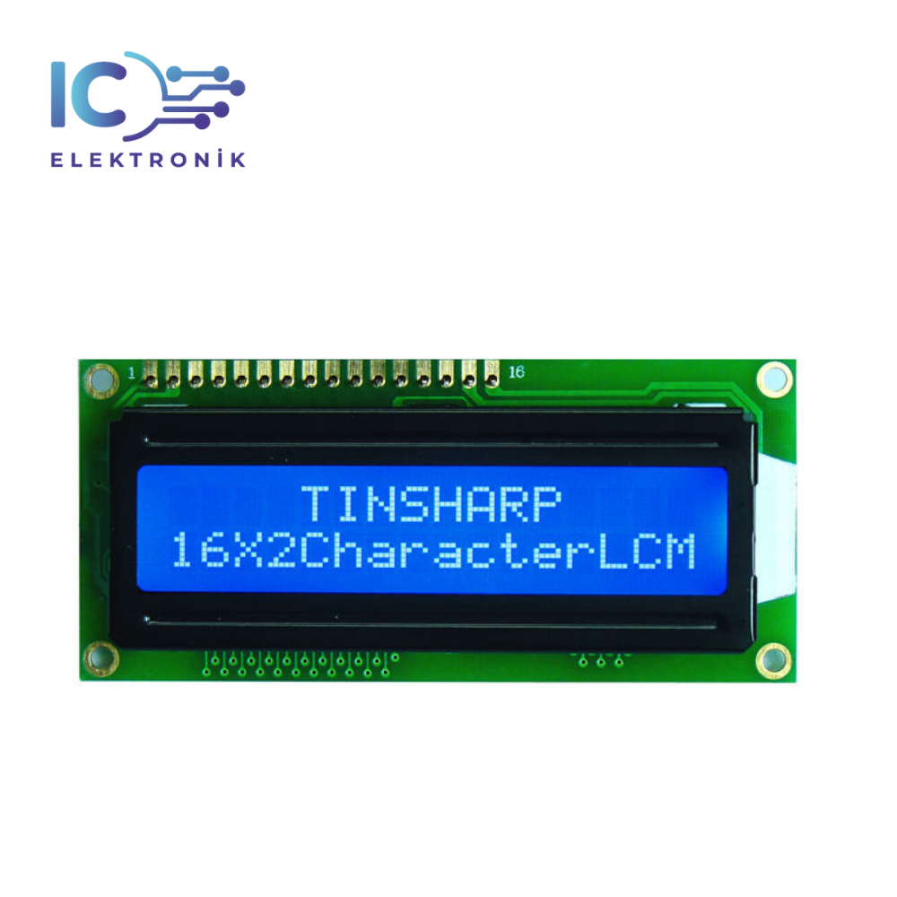 2x16 LCD - LCD1602 Mavi Ekran