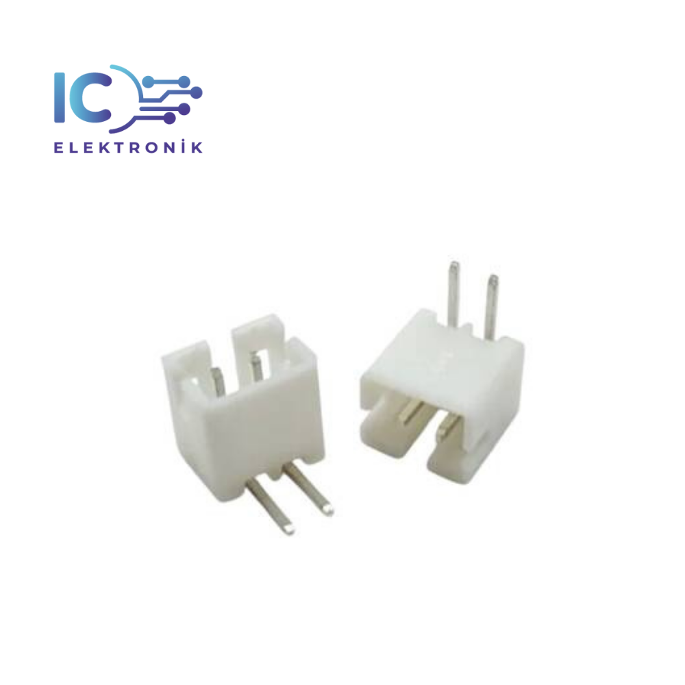ST-XH 2.54mm Soketli 2 Pin Eğik Tunik Konnektör