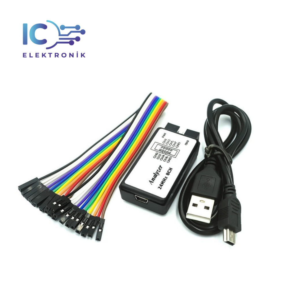 USB Lojik Analizör 24MHz 8 Kanal