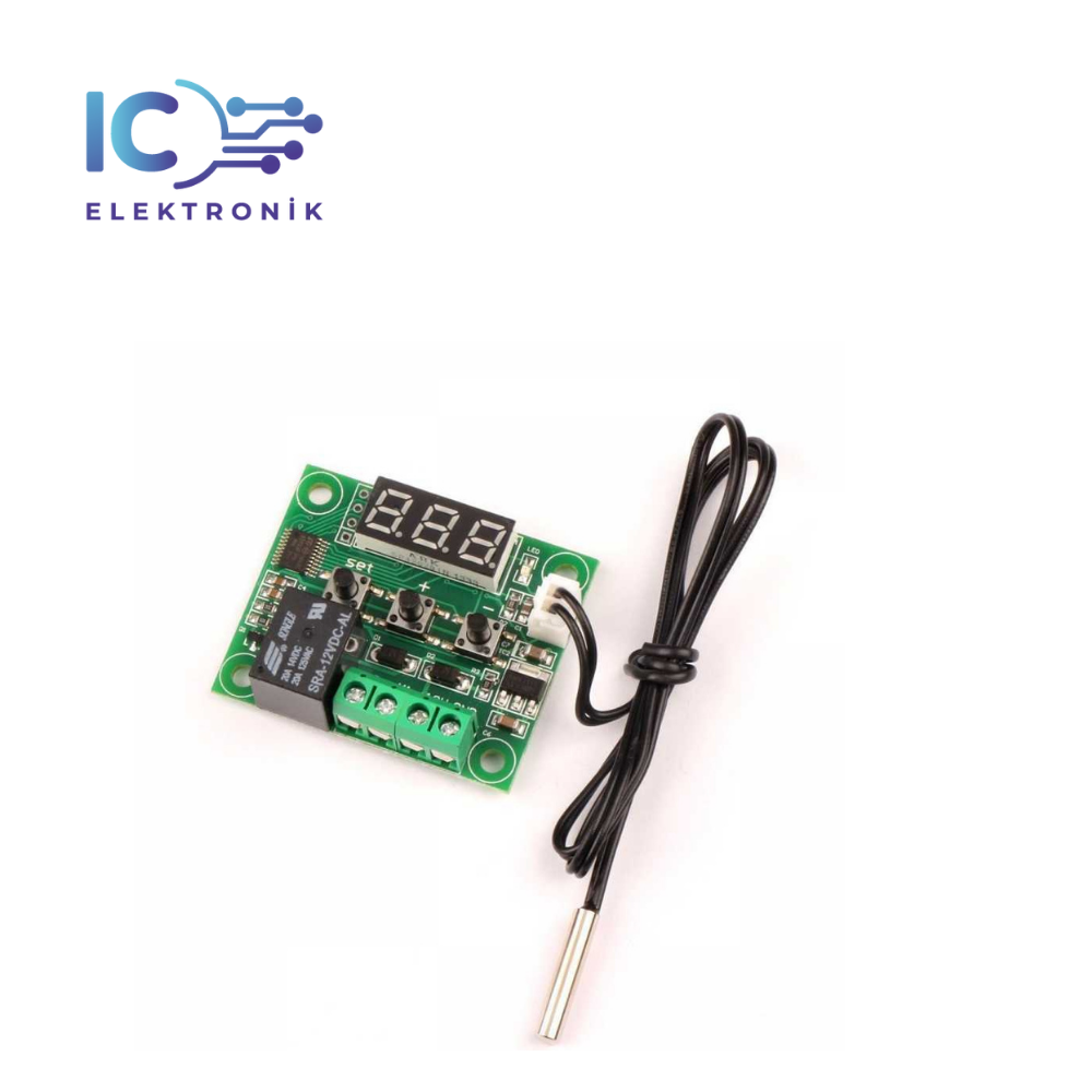 W1209 Termostat Dijital Röleli - Sıcaklık Kontrol Kartı