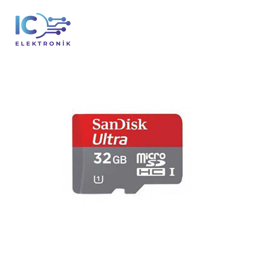 SanDisk 32 GB microSDHC Hafıza Kartı Class10 - 120 MB/sn Okuma Hızı