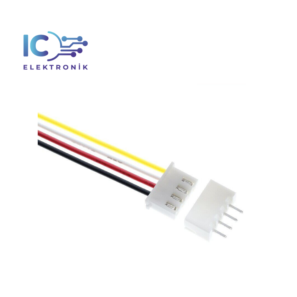 JST-XH 2.54mm  26AWG 20cm 4 pins male female