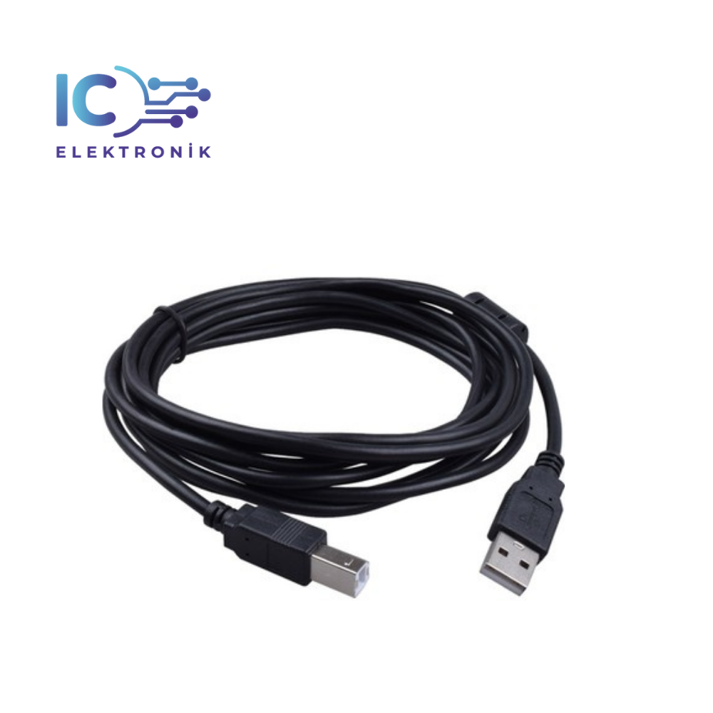 USB 2.0B Yazıcı Printer Bağlantı Kablosu 3m