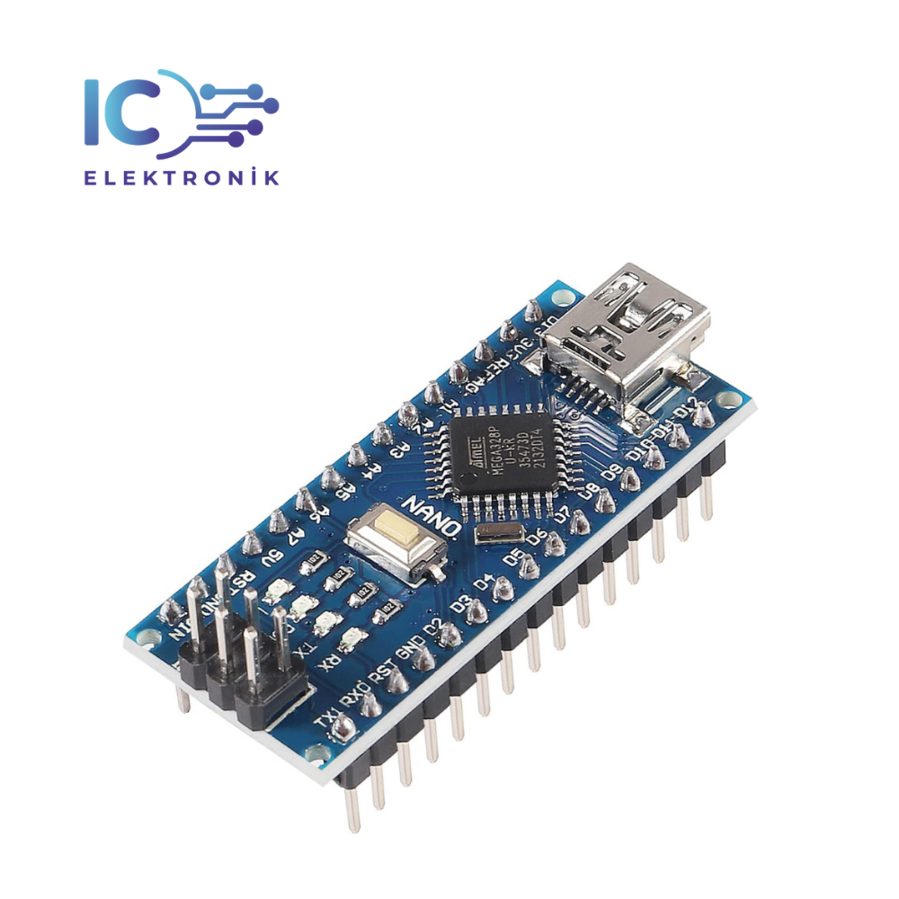 Arduino Nano Klon - USB Kablo Hediyeli - (USB Chip CH340)