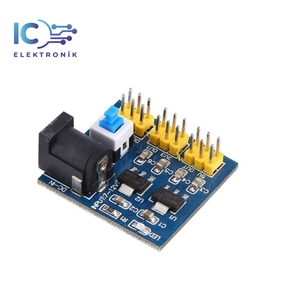 12 V Input 3.3 V, 5 V Multiple Output Regulator Board