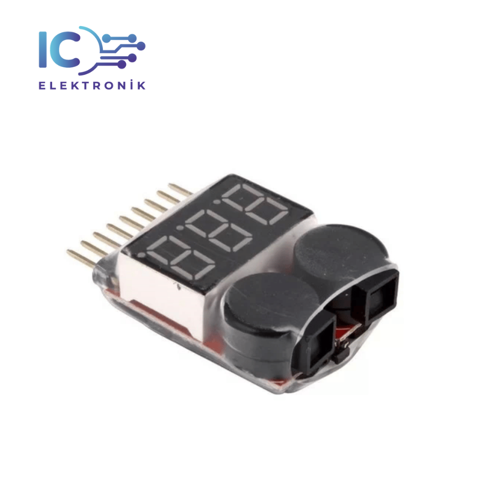 1-8S Lipo Pil Batarya Voltaj Ölçüm Cihazı