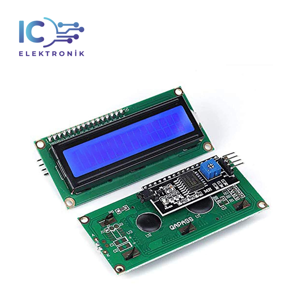 16x2 LCD SCREEN BLUE WITH I2C