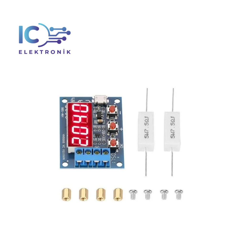 ZB2L3 1.5 v - 15v 3A Pil Kapasitesi Ölçer
