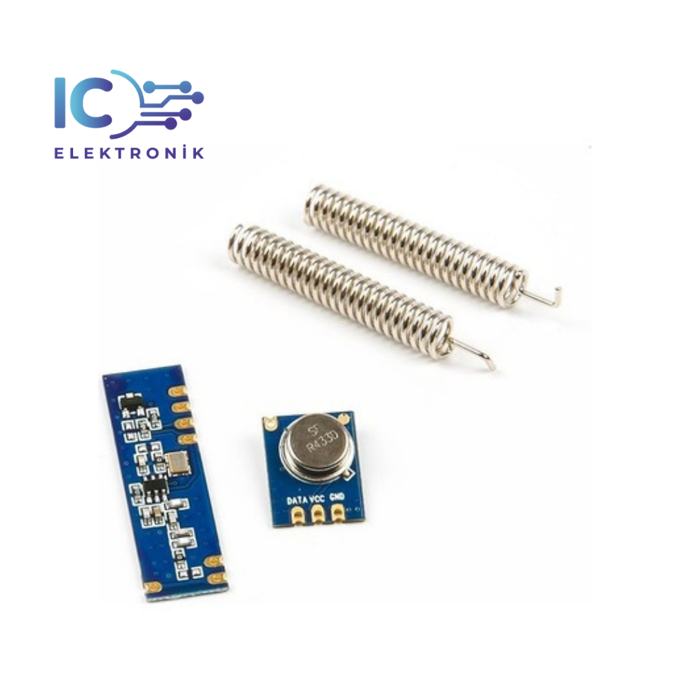 433MHZ STX882+SRX882 RFKablosuz Alıcı ve Verici Seti