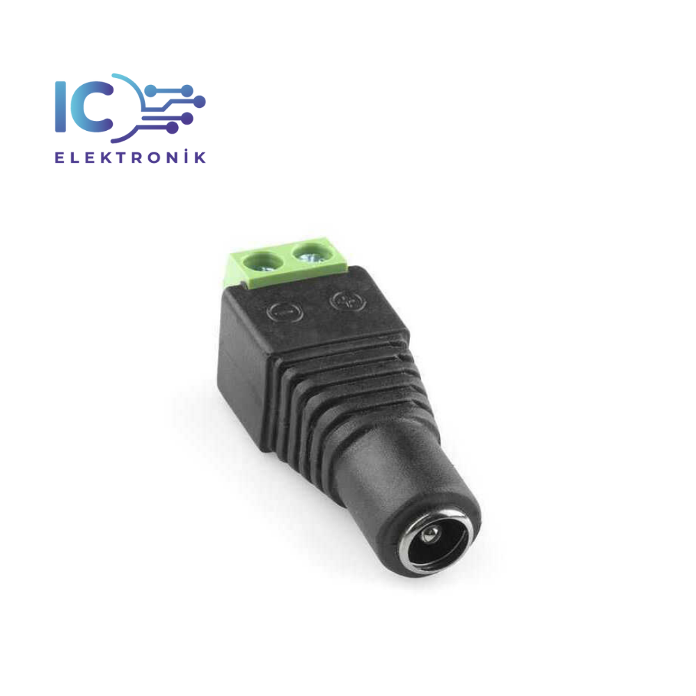 DC Barrel Jack with Terminal Input - DC Barrel to Wire Jack