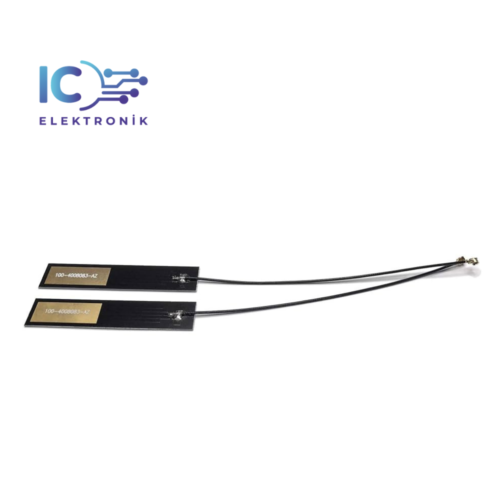 PCB Antenna (black) Antena GSM 2,4G 3G con interfaz IPX