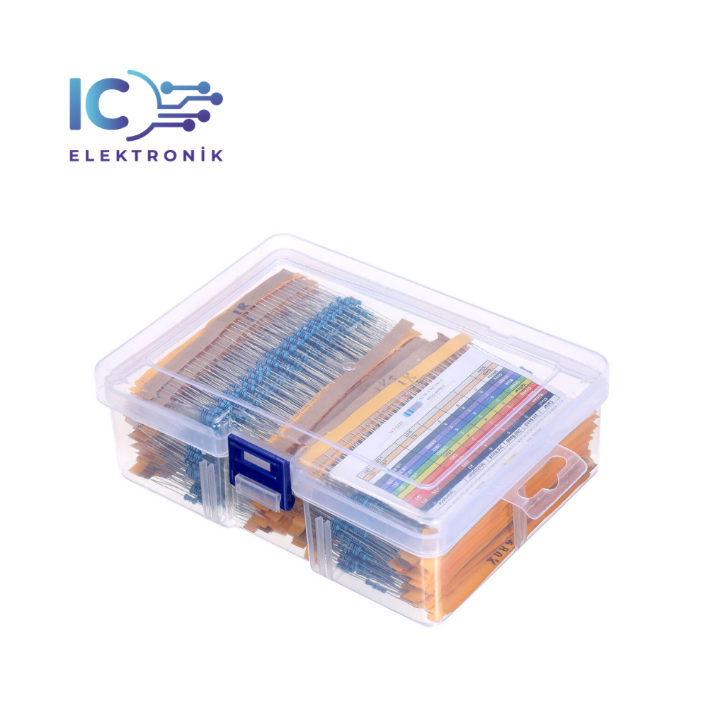 Resistance Set 1/4W Metal Film 1% 20pcs 2600pcs In 130 Kinds Of Transparent Box